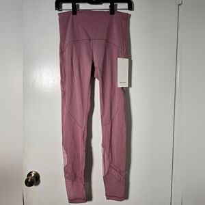 Lululemon Pink Womens Leggings, Size 8.